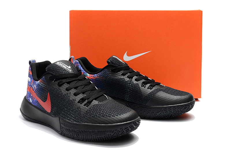 Men Nike Zoom Live II EP Black Red Shoes - Click Image to Close